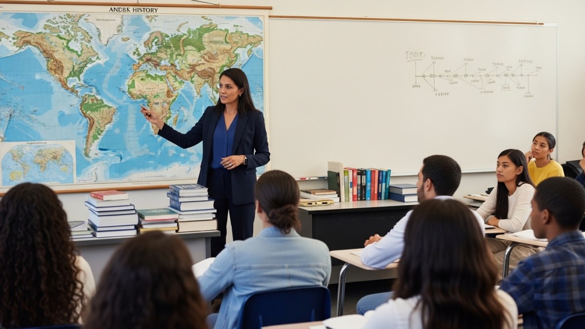 Imagem do curso DOCÊNCIA NO ENSINO DE HISTÓRIA E GEOGRAFIA